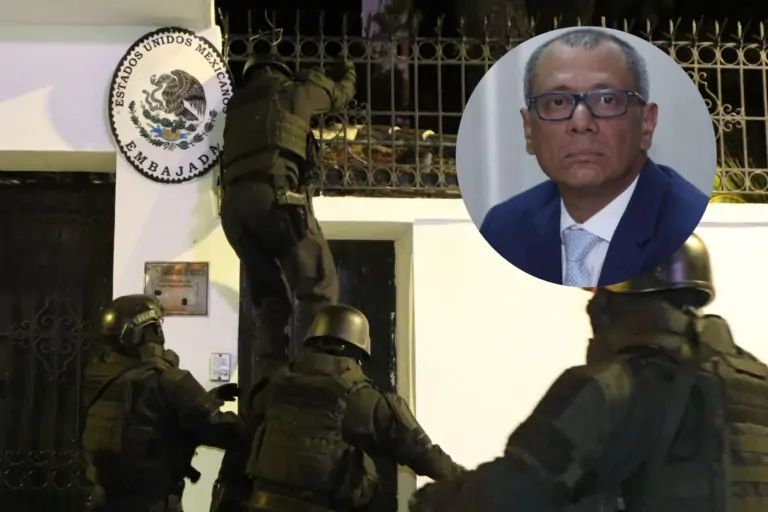 Policías y militares ingresaron violentamente a Embajada de México en Ecuador